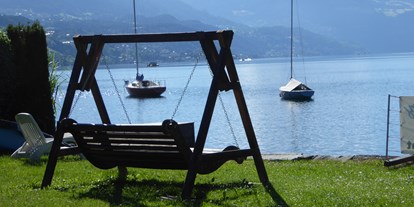 Hotels am See - Liegewiese direkt am See - Kärnten - Seepension Gruber