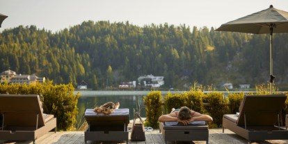 Hotels am See - Liegewiese direkt am See - Kärnten - Alpenstrand - Hotel Hochschober