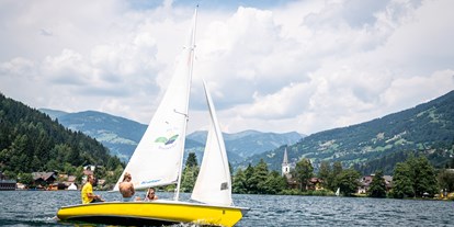 Hotels am See - Liegewiese direkt am See - Kärnten - Segeln am Brennsee - Familien - Sportresort BRENNSEEHOF 