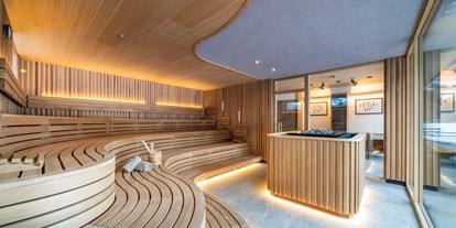 Hotels am See - Art des Seezugangs: hoteleigener Steg - Saunahaus "finnische Sauna" - Familien - Sportresort BRENNSEEHOF 
