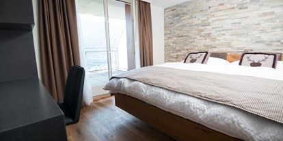 Hotels am See - Umgebungsschwerpunkt: am Land - Schweiz - Doppelzimmer mit Seeblich und Balkon - Panoramahotel-Restaurant Roggerli