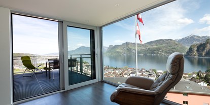 Hotels am See - Umgebungsschwerpunkt: am Land - Schweiz - Roggerli Suite - Panoramahotel-Restaurant Roggerli
