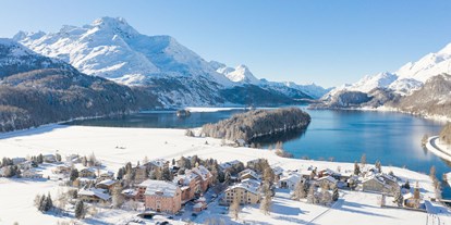 Hotels am See - Badewanne - Schweiz - Parkhotel Margna im Winter - Parkhotel Margna