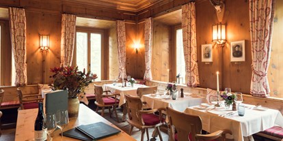 Hotels am See - Abendmenü: 3 bis 5 Gänge - Schweiz - Restorant Stüva 1817 - Parkhotel Margna