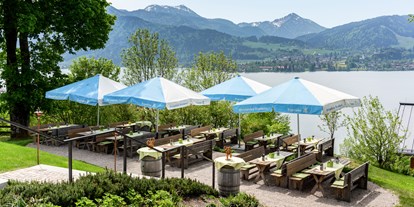 Hotels am See - Dampfbad - Bayern - Biergarten - Hotel DAS TEGERNSEE