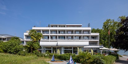 Hotels am See - Garten mit Seezugang - Schweiz - Park-Hotel Inseli
