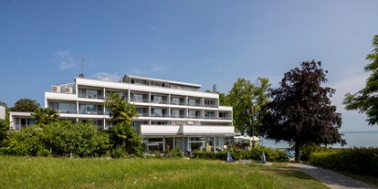 Hotels am See - Garten mit Seezugang - Schweiz - Park-Hotel Inseli