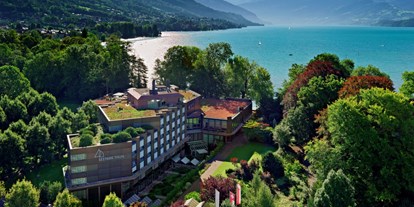 Hotels am See - Garten mit Seezugang - Schweiz - Hotel Seepark Thun - Hotel Seepark