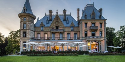 Hotels am See - Sonnenterrasse - Schweiz - Abendstimmung - Schloss Schadau Hotel - Restaurant