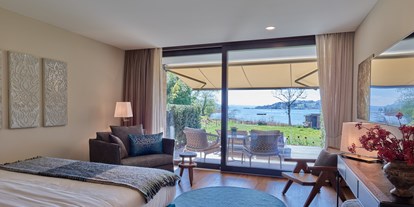 Hotels am See - Garten mit Seezugang - Schweiz - Strandhotel Schmerikon