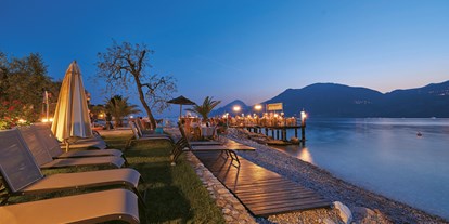 Hotels am See - Wellnessbereich - Gardasee - Verona - Privater Hotelstrand.  - Belfiore Park Hotel