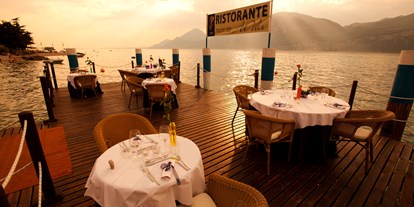Hotels am See - Balkon - Venetien - Ein romantisches Abendessen, eine Geburtstagsfeier oder einfach der Wunsch, gute Gourmetgerichte zu probieren.  - Belfiore Park Hotel