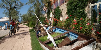 Hotels am See - Art des Seezugangs: hoteleigener Steg - Gardasee - Verona - Belfiore Park Hotel