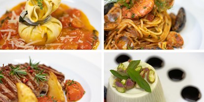 Hotels am See - Restaurant am See - Italien - Unser Koch bereitet Ihnen täglich verschiedene Köstlichkeiten mit frischen und regionalen Produkten zu.  - Hotel Eden Gardasee
