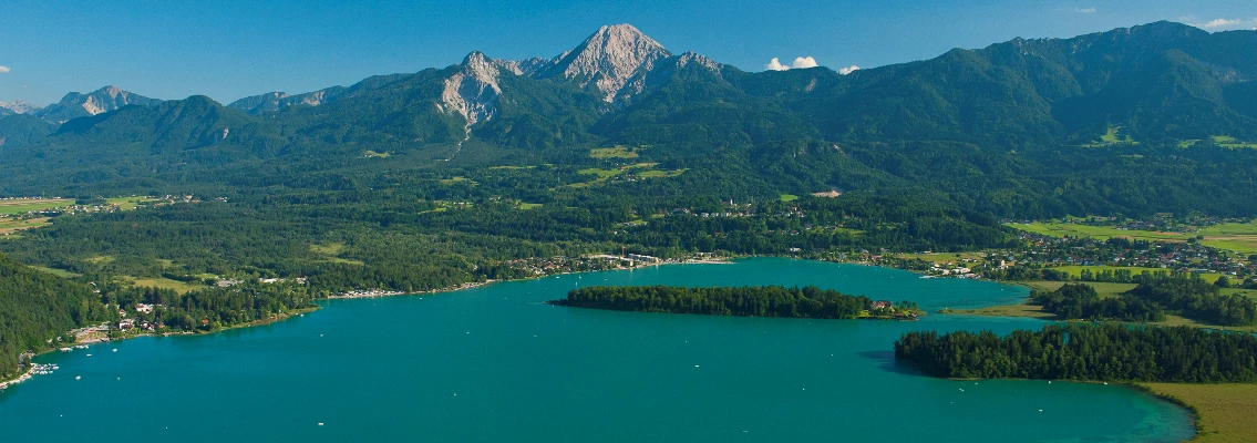 Faaker See von oben