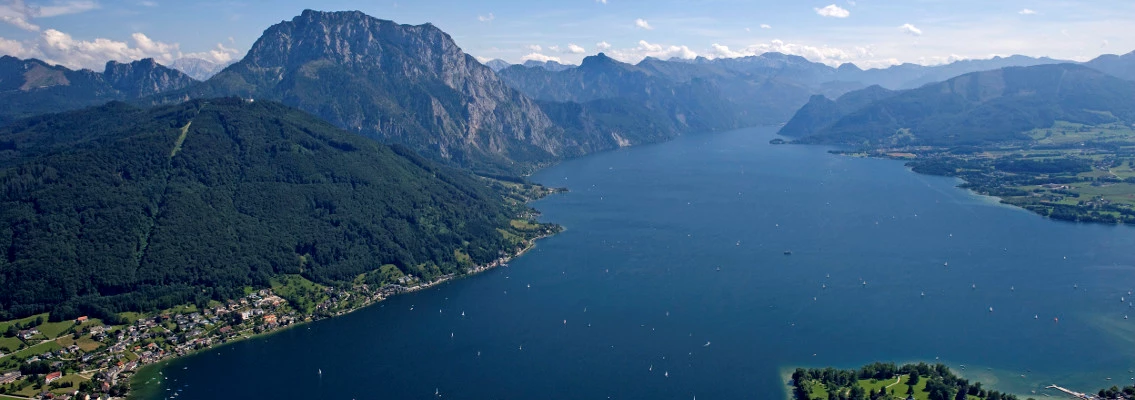 Traunsee von oben