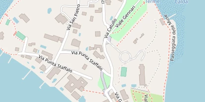 Seehotel auf Satellitenbild