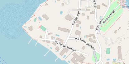 Seehotel auf Satellitenbild