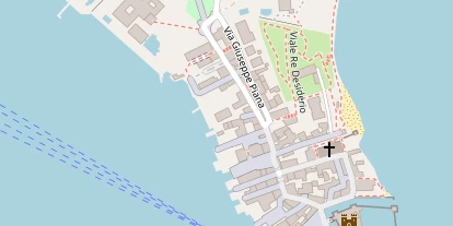 Seehotel auf Satellitenbild