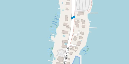 Seehotel auf Satellitenbild