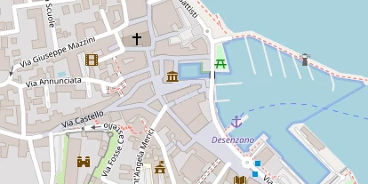 Seehotel auf Satellitenbild