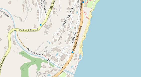 Seehotel auf Satellitenbild