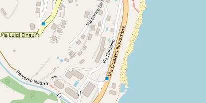 Seehotel auf Satellitenbild