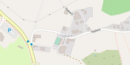 Seehotel auf Satellitenbild