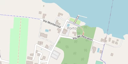 Seehotel auf Satellitenbild