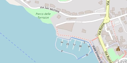 Seehotel auf Satellitenbild