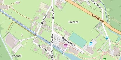 Seehotel auf Satellitenbild