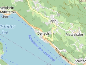 Seehotel auf Karte