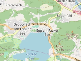Seehotel auf Karte