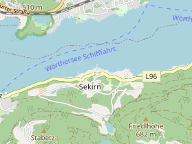 Seehotel auf Karte