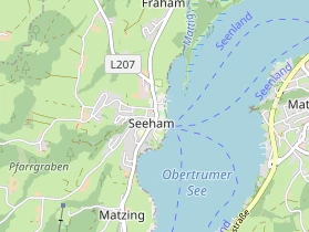 Seehotel auf Karte