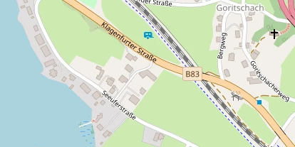 Seehotel auf Satellitenbild