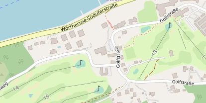Seehotel auf Satellitenbild