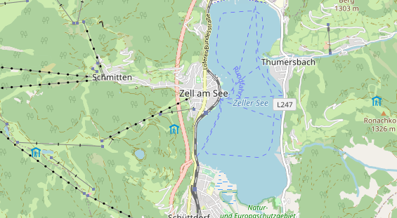 Seehotel auf Karte