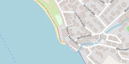 Seehotel auf Satellitenbild