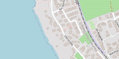 Seehotel auf Satellitenbild