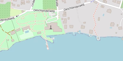 Seehotel auf Satellitenbild