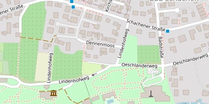 Seehotel auf Satellitenbild