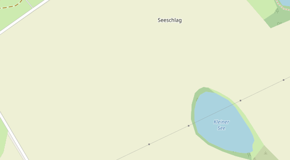 Seehotel auf Satellitenbild