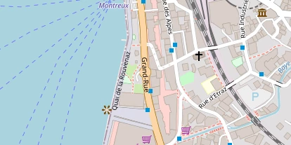 Seehotel auf Satellitenbild