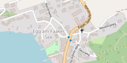 Seehotel auf Satellitenbild