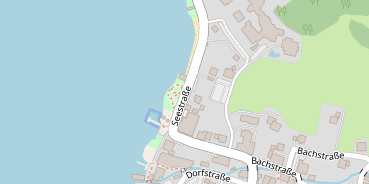 Seehotel auf Satellitenbild