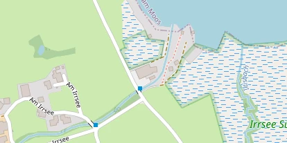 Seehotel auf Satellitenbild