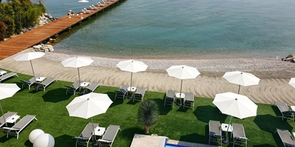 Hotels am See - Pools: Außenpool nicht beheizt - Spiaggia attrezzata e pontile esclusivo. - Hotel Ocelle Therme & Spa
