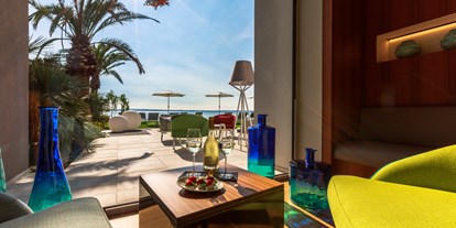 Hotels am See - Bettgrößen: Doppelbett - Salò - Lounge interna. - Hotel Ocelle Therme & Spa