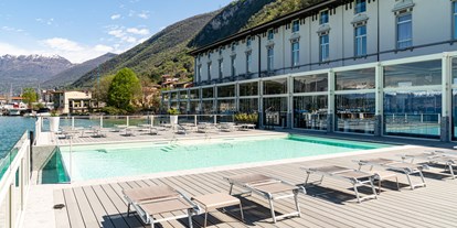 Hotels am See - Pools: Außenpool nicht beheizt - Lombardei - Hotel Araba Fenice